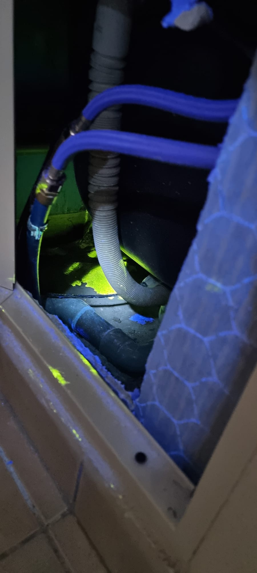 Recherche de fuite habitation par détection UV